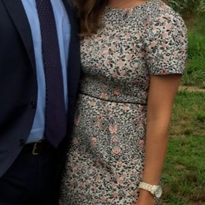 H&M Jacquard floral dress